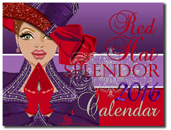 2016 red hat splendor wall calendar
